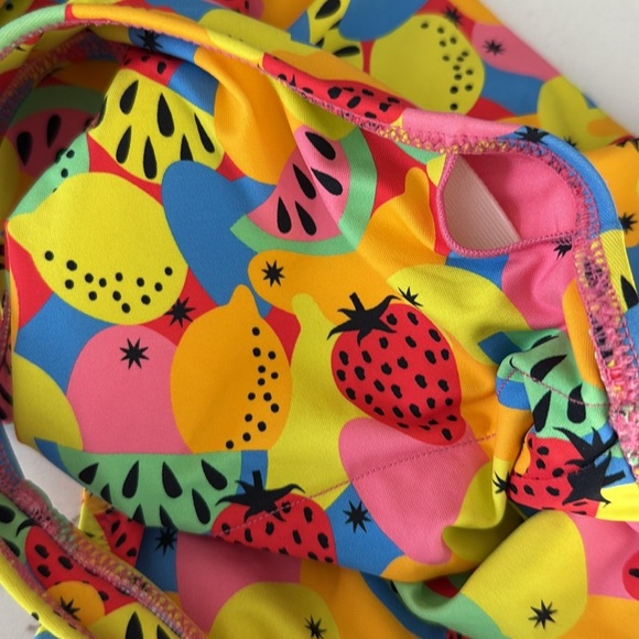 Free People It's Now Cool Swimsuit Fruit Print TUTTI FRUTTI One-Piece Small - Picture 9 of 11